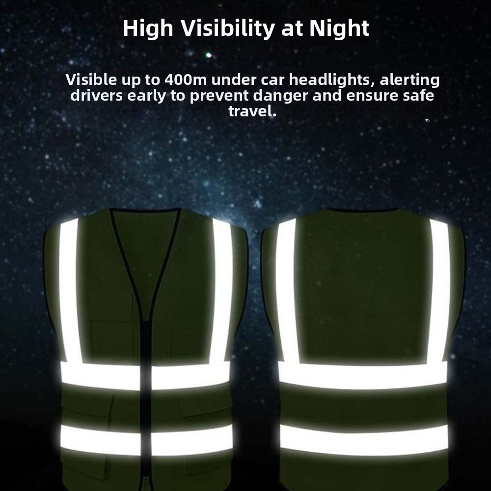 Running Gear Outdoor - Yüksek Görünürlüklü Reflektörlü Yelek Uyarı Tek