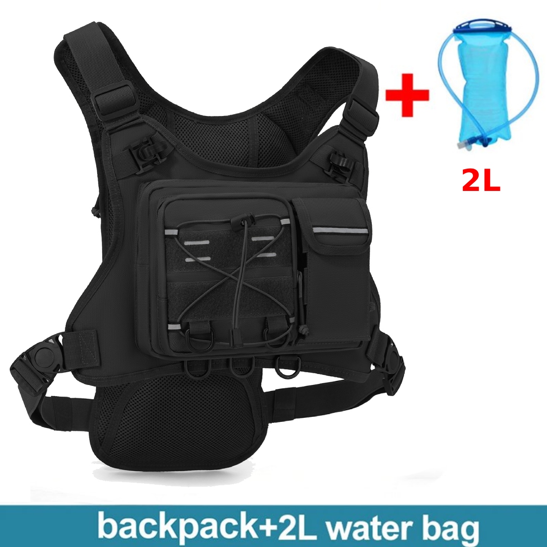 Running Gear For Marathon - Çok fonksiyonlu Göğüs Çantası Taktik Yelek