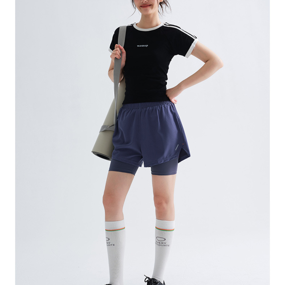 Bayan Atletik Şort Çift Katman - Running Gear Junior incelemesi ve fiyatı